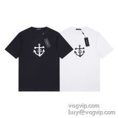 利便性に優れ 2024年モデル入荷 スーパーコピー n級品 半袖Tシャツ 2色可選 縦には伸びにくい ドルチェ&ガッバーナ Dolce&Gabbana