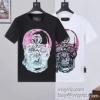 VOGブランドコピー 2024夏季 愛らしさ抜群！ フィリッププレイン PHILIPP PLEIN 半袖Tシャツ 2色可選 頑丈な素材
