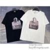 ◆モデル愛用◆ 半袖Tシャツ 2024新作登場 ロエベ LOEWE 2色可選 プリント 夏 ゆったり トップス ブランドスーパーコピー