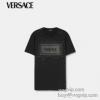 極上の着心地 コピー商品 2024夏季 ヴェルサーチ VERSACE 半袖Tシャツ 2色可選 吸汗 速乾 カジュアル 涼しい 快適