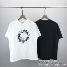 ディオール DIOR偽物ブランド 半袖Tシャツ 新作のプリントTが登場 2024春夏季超人気 2色可選 ～希少