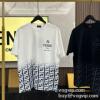 希少価値大！ 2024春夏 人気スーパーコピーブランド 汗を吸ってすぐ乾き フェンディ FENDI 半袖Tシャツ 2色可選
