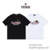 フェンディ FENDI 2024夏季 高品質 半袖Tシャツ 2色可選 ブランドコピー オールシーズン活躍度満点の半袖プリントTシャツ