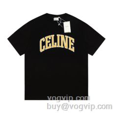 半袖Tシャツ 使い勝手抜群 2024春夏季超人気 セリーヌ CELINEコピー ブランド 魅力ファッション