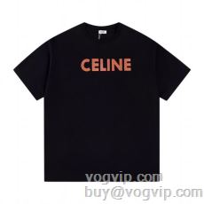 高品質 人気 セリーヌ CELINE偽物ブランド 半袖Tシャツ 2024年モデル入荷 細身のシルエット