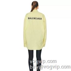 大人キレイに仕立てる 2024 バレンシアガ BALENCIAGA レディース 長袖シャツ ブランド 偽物 通販 通気性に優れた