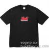 首胸ロゴ シュプリームブランドコピー 半袖Tシャツ 速乾tシャツ 2色可選 Supreme 24SS TOY MACHINE DEVIL CAT TEE