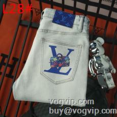 偽物ブランド 着心地抜群 2024秋冬季超人気 ジーンズ ルイ ヴィトン LOUIS VUITTON
