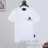 人気 ランキング 2024夏季 ブランド コピー 販売 フィリッププレイン PHILIPP PLEIN 速乾tシャツ 半袖Tシャツ 2色可選