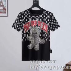 著名人の着用 最高品質のブランドコピー専門店 半袖Tシャツ 2色可選 フィリッププレイン PHILIPP PLEIN 2024 着心地が良いです
