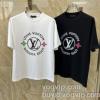 ルイ ヴィトン 半袖Tシャツ 肌に馴染みやすい LOUIS VUITTONブランドコピー 2024春夏季超人気 2色可選 お買得