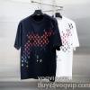 魅力ファッション 2024春夏季新作 ルイ ヴィトンブランド 偽物 通販 LOUIS VUITTON しわになりにくい 半袖Tシャツ 2色可選