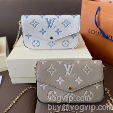 芸能人に愛用者続出 2024爆買い低価 ルイ ヴィトン LOUIS VUITTON ショルダーバッグ 2色可選 VOGブランドコピー
