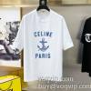 半袖Tシャツ セリーヌ偽物ブランド 2024春夏新作 自然な肌触り 2色可選 着心地抜群
