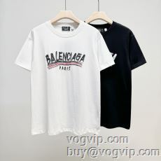 ★安心★追跡付 半袖Tシャツ 快適な着心地 バレンシアガ BALENCIAGAブランド 偽物 通販 2024最新入荷 2色可選