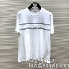 海外セレブ定番愛用 ブランドコピー専門店 半袖Tシャツ 2色可選 ディオール DIOR 2024春夏 天然が柔らかくて