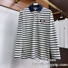 プレゼントに モンクレール MONCLER 人気セール大人気 スーパーコピー 激安 長袖ポロシャツ 防寒 暖かい あったか 秋 秋冬