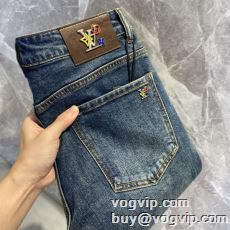 人気新品★超特価★ ルイ ヴィトン 2024HOT豊富な LOUIS VUITTONコピー ジーンズ エスニック