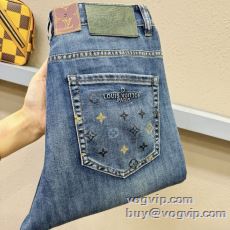 大人気アイテム！入手困難 ルイ ヴィトン LOUIS VUITTON ジーンズ 最大級ブランドコピー通販優良店 2025高級品 通販