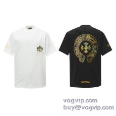 クロムハーツ CHROME HEARTS 希少価値大！ 半袖Tシャツ 2色可選 2025超激得大人気 最高N級ブランドコピー