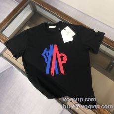 ファション性の高い モンクレール MONCLERブランド 偽物 通販 2025春夏モデル 半袖Tシャツ 2色可選