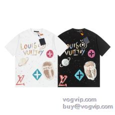 ランキング商品 半袖Tシャツ 2色可選 ルイ ヴィトン LOUIS VUITTON 2025新作入荷人気 コピーブランド