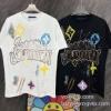 海外セレブ愛用 半袖Tシャツ 2色可選 ルイ ヴィトン LOUIS VUITTON 偽物ブランド 2025HOT大人気 LV209