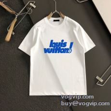 ルイ ヴィトン LOUIS VUITTON 2025人気セール高品質 ブランドコピー 半袖Tシャツ 2色可選 LV355 お洒落な存在感