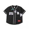 大人っぼい Supreme SS25 Old English Baseball Jersey 2025限定セール高品質 シュプリームブランドスーパーコピー SUPNXZ055 半袖Tシャツ 野球Tシャツ 2色可選