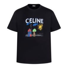 2025春夏新作 セリーヌ コピー ブランド NXZCEL033 お洒落に魅せる 半袖Tシャツ 3色可選