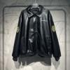 2025高評価 バレンシアガ BALENCIAGAブランドスーパーコピー WTBAL132 野球ウェア ブルゾン 革ジャケット