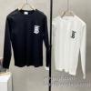 著名人の着用 バーバリー ブランドスーパーコピー CTSBU010 長袖Tシャツ 2色可選 2025HOT品質保証