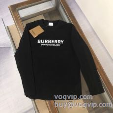 2025爆買い人気 バーバリー BURBERRYコピー ブランド CTSBU015 長袖Tシャツ 2色可選 選べる極上