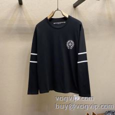 モデル大絶賛? クロムハーツ スーパーコピー 激安 CTSCHR006 長袖Tシャツ 2025秋冬季