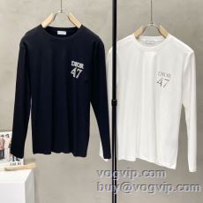 売れ筋のいい ディオール DIORブランドコピー CTSDIOR012 2025高級品 通販 長袖Tシャツ 2色可選