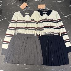 2025限定セール新作登場 ミュウミュウ MIUMIUスーパーコピー NWTMIU013 レディース ニット 上下セット ジャケット、上着 2色可選