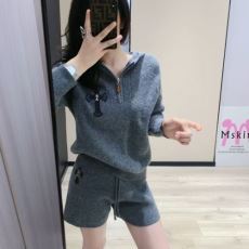 クロムハーツコピー ブランド NWTCHR004 レディース ニット セーター 上下セット 2色可選 2025激安大特価爆買い
