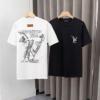 ルイ ヴィトンブランドスーパーコピー 首胸ロゴ NXZLV032 半袖Tシャツ 2色可選 2026お買い得高品質