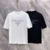 コーデ 知的なムードを演出 プラダ PRADA偽物ブランド NXZPR019 半袖Tシャツ 2色可選 2026数量限定新品