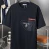 半袖Tシャツ プラダスーパーコピー 激安 2026人気定番爆買い NXZPR028 2色可選 人目を惹くデザイン