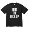 高評価の人気品 シュプリームブランドコピー SUPREME X NUMBER NINE SHUT UP TEE SUPNXZ012 半袖Tシャツ 3色可選 2026超人気新品