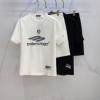 上下セット 半袖Tシャツ 選べる極上 バレンシアガ BALENCIAGAコピーブランド 2026超人気新品 NXZBAL135 2色可選