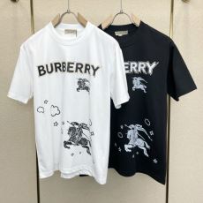 バーバリー 2026激安大特価本物保証 NXZBU110 半袖Tシャツ 2色可選 BURBERRYブランド 偽物 通販 スタイリッシュな印象