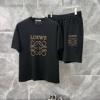 日本未入荷モデル 上下セット 半袖Tシャツ ロエベ ブランドスーパーコピー 2026超人気新品 NXZLOE083 5色可選