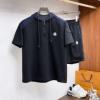 上下セット 半袖Tシャツ 豊富なサイズ モンクレールブランドスーパーコピー 2026春夏季超人気 NXZMO144 3色可選