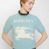 レディース ニット 半袖Tシャツ バーバリースーパーコピー 2026高級品 通販 NXZ009 4色可選