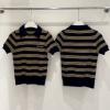 レディース ニット 半袖Tシャツ ミュウミュウスーパーコピー 2026超激得高品質 NXZ003