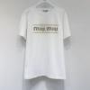 ミュウミュウ MIUMIUスーパーコピー 激安 NXZ018 レディース 半袖Tシャツ 2026春夏