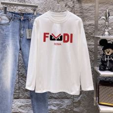 お洒落に魅せる フェンディ 偽物ブランド CTSFEN019 長袖Tシャツ 2色可選 2026お買い得高品質