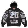 海外限定ライン Supreme SS26 Warriors Appliqué Zip Up Hooded Sweatshirt SUPWT098 シュプリームブランドコピー パーカー ジャケット、上着 3色可選